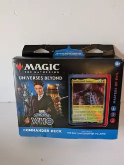 MTG: Universes Beyond Doctor Who Masters Of Evil Commander Deck - Image 1