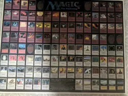 RARE 1993 MTG Beta Charity Fellowship Poster Set Complete with 20 Page Book - Image 1