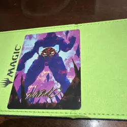 #21/54 Krang, Utrom Warlord (Gold Stamped Signature) MTG: TMNT Art - Image 1