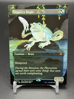 MTG Lorwyn Eclipsed ~ Slippery Bogle (Borderless) Special Guest Regular - Image 1