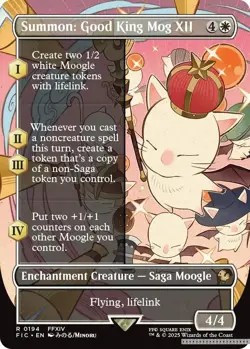 Summon: Good King Mog XII (Borderless) [FIC - 194] - NM [Normal] TCG MTG - Image 1
