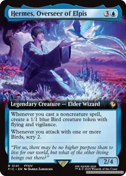 Hermes, Overseer of Elpis (Extended Art) [FIC - 141] - NM [Normal] TCG MTG - Image 1