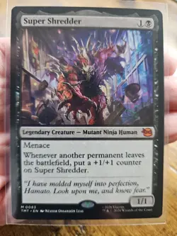 Super Shredder Teenage Mutant Ninja Turtles Magic The Gathering MTG 0083 NM - Image 3