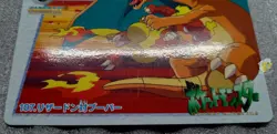 Bandai Pokemon 1998 Carddass Anime Col #107 Charizard vs Magmar Card - Exc - Image 5
