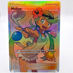 Pokemon TCG Mallow 145/145 Full Art Ultra Rare SM Guardians Rising Card NM - Image 1