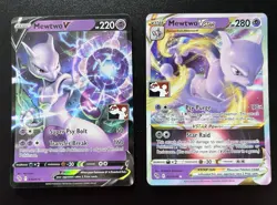 Mewtwo V 030/078 And Mewtwo VSTAR 031/078 Pokemon Prize Pack Series - Image 1
