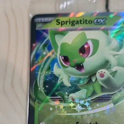 Pokemon Sprigatito ex 087 Sv: Scarlet & Violet Promo Holo Basic 200 HP - Image 3