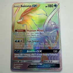 Pokemon TCG Suicune GX Full Art Rainbow Lost Thunder 220/214 Great condition - Image 1