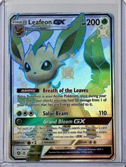 Leafeon GX (SV46/SV94) - Full Art Shiny Vault - Pokemon Hidden Fates 2019 - Image 1