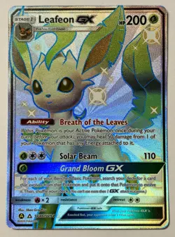 Leafeon GX (SV46/SV94) - Full Art Shiny Vault - Pokemon Hidden Fates 2019 - Image 3