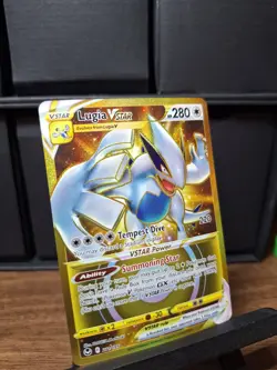 Lugia VSTAR (Secret) 211/195 SWSH12: Silver Tempest NM Pokemon - Image 3