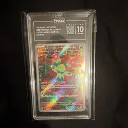 Pokemon Maractus Battle Partners 101/100 Art Rare Holo TAG Pristine 10 Japanese - Image 1