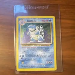 Pokemon Blastoise Base Set Holo Rare 2/102 100 HP English Wizards 1999 - Image 1