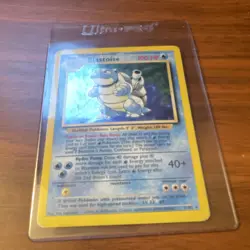 Pokemon Blastoise Base Set Holo Rare 2/102 100 HP English Wizards 1999 - Image 3