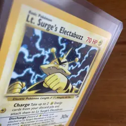 Pokemon Lt. Surge’s Electabuzz 6/132 Holo Gym Heroes – LP - Image 5
