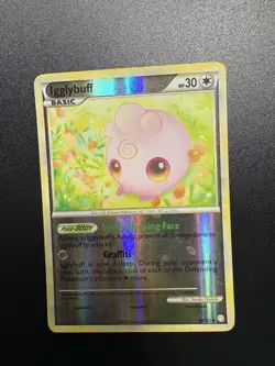 Pokemon TCG Igglybuff Heartgold & Soulsilver 44/123 Reverse Holo Uncommon 2010 - Image 1