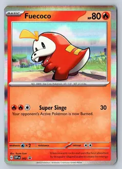 FUECOCO 002 HOLO PROMO SCARLET & VIOLET PROMO POKEMON LP - Image 1