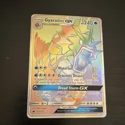 Pokemon Gyarados GX 112/111 Sm-Crimson Invasion Secret Rare 240 HP Holo English - Image 1