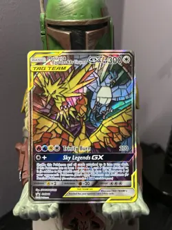 Pokemon Moltres & Zapdos & Articuno GX TAG TEAM Full Art Promo Holo SM210 - Image 1