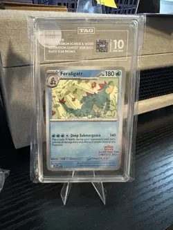 Pokemon Feraligatr Black Star Promo Scarlet & Violet Contest TAG 10 #213 - Image 1