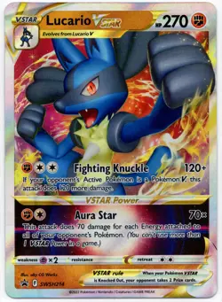 Pokemon - Lucario VSTAR Promo SWSH214 NM - Image 1