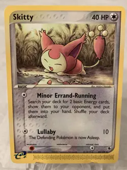 The Pokemon Company Skitty 44/109 EX Ruby & Sapphire Regular Common 40 HP - Image 1