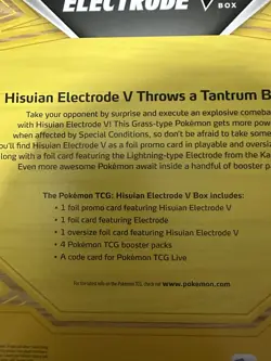 Pokemon TCG Hisuian Electrode V Box - Image 2