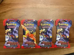 Pokemon - TCG Destined Rivals Sleeved Booster Pack Sealed (4 packs) - Image 3