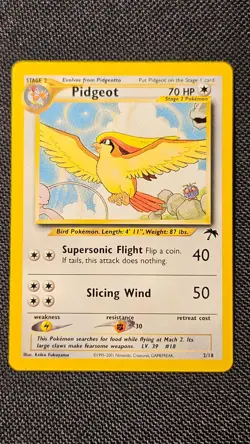 Pidgeot Southern Islands Pokemon TCG 2/18 - Lightly Played - Image 2
