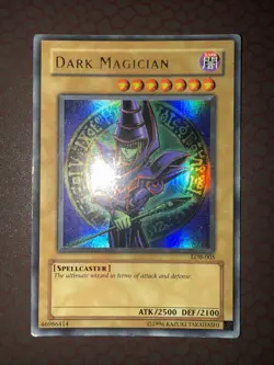 Yu-Gi-Oh! Dark Magician - LOB-005 - Ultra Rare- Unlimited Damaged! - Image 2