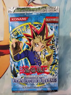 Box of 100 Yugioh Legends of Blue Eyes 1st edition Booster Packs LOB 2002 (Pt) - Image 3