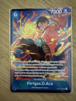 One Piece TCG OP13-119 Portgas.D.Ace Store Treasure Cup Winner Promo Sealed - Image 1