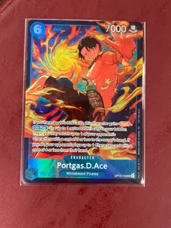 One Piece Card Game OP13-119 Portgas.D.Ace Treasure Cup Winner Alt-Art Sealed - Image 1