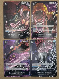 Five Elders Lot ( ONLY 4/5 ) One Piece OP13 Elders Alt Art English ( Not Demon ) - Image 1