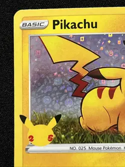 Pokemon TCG Pikachu SWSH039 Holo General Mills Promo 25th Anniversary NM - Image 5