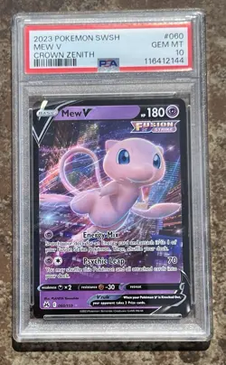 2023 Pokemon Mew Crown Zenith SWSH PSA 10 Gem Mint - Image 1