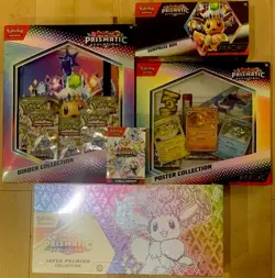 🔥 Pokemon TCG Prismatic Evolutions 🔥 Big Bundle Sealed English See Description - Image 1
