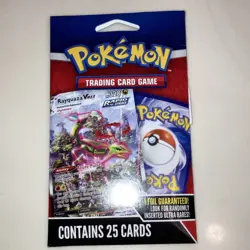 Pokemon SSP EN 2024 Surging Sparks Paldean Fates Vaporeon Tin Foil Booster Lot - Image 3