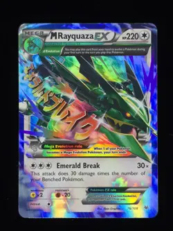 M Rayquaza EX (76) 76/108 Pokemon XY - Roaring Skies 🔥🔥🔥 - Image 1