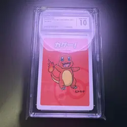 2019 Japanese Pokemon TCG Charmander Old Maid CGC 10 Gem Mint - Image 1
