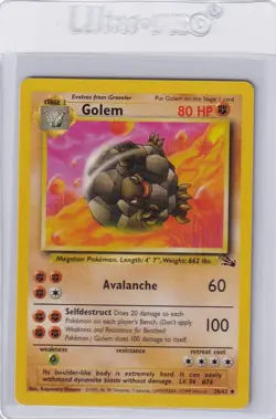 1999 Pokemon First Edition Fossil Golem 36/62! NEVER PLAYED! - Image 1