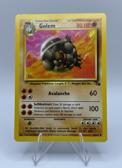 1999 Pokemon First Edition Fossil Golem 36/62! NEVER PLAYED! - Image 3