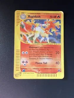 Rapidash 026/165 Expedition Base Set Holo Rare Pokemon TCG Nintendo - Image 3