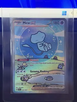 Pokemon TCG Mew EX 232/091 Sv: Paldean Fates Bubble Mew - Image 2
