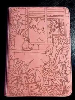 Pokemon Pink Charmander Laser Engraved Binder/ Made To Order! - Image 1