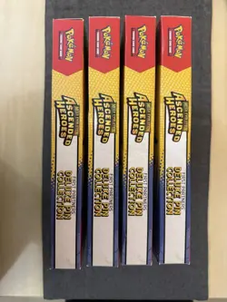 Pokemon TCG - 4x Ascended Heroes Deluxe Pin Collection - New & Sealed ✅ - Image 2