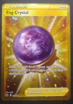 Pokemon TCG - Fog Crystal 227/198 Secret Rare Gold Holo Chilling Reign - Image 1