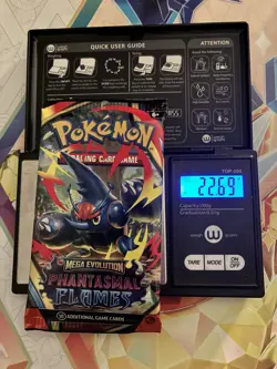 Heavy! 22.69g Pokemon TCG ME Phantasmal Flames Pack Sealed! - Image 1