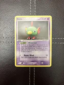 Pokemon TCG - Natu - 66/107 - EX Deoxys - LP Common (2005) - Image 1