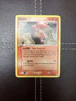 Pokemon TCG - Magby - 58/92 - EX Legend Maker - MP/LP Common (2006) - Image 1